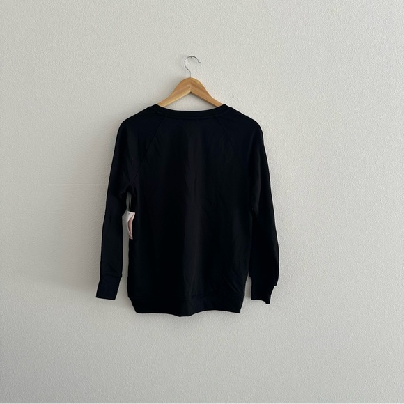 Philosophy Christmas Sweater Womens Small Black Pullover Believe - Picture 6 of 6